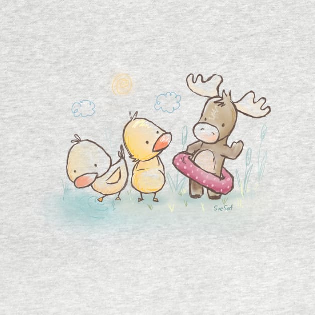 Duck, Duck, Moose by suesaf